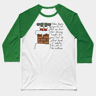 Santa Nuthouse Baseball T-Shirt